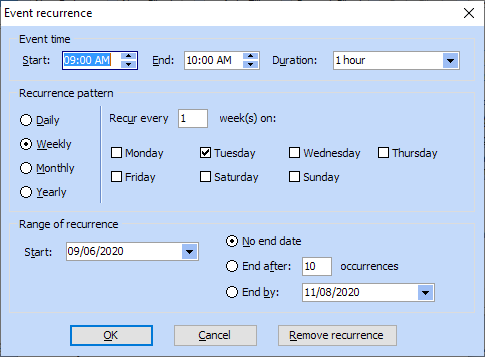 EventEditorRecurrence