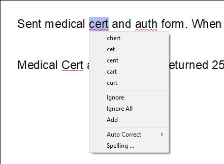 SpellCheckPopUp