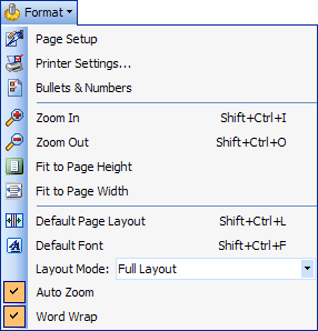 FormatMenu