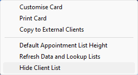 HideClientList