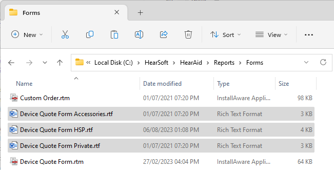 Device Quote Templates