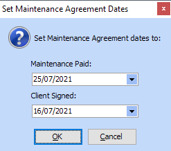 MaintenanceAgreementDates
