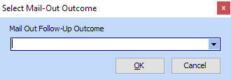 SelectMailOutOutcome