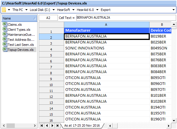 SpreadSheets
