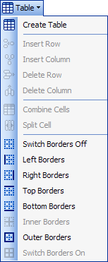 TableMenu