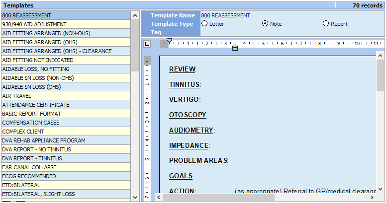 Templates